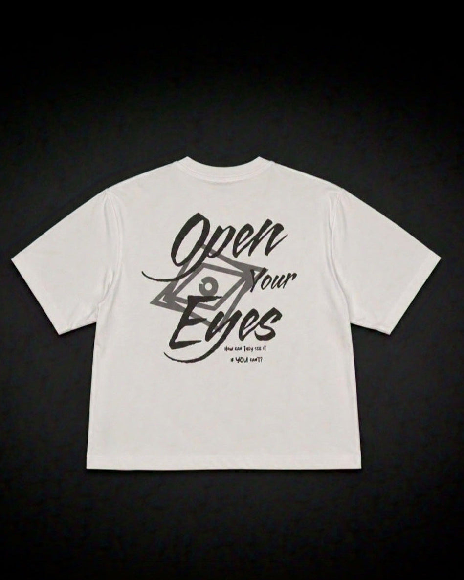 White Boxy T Shirt