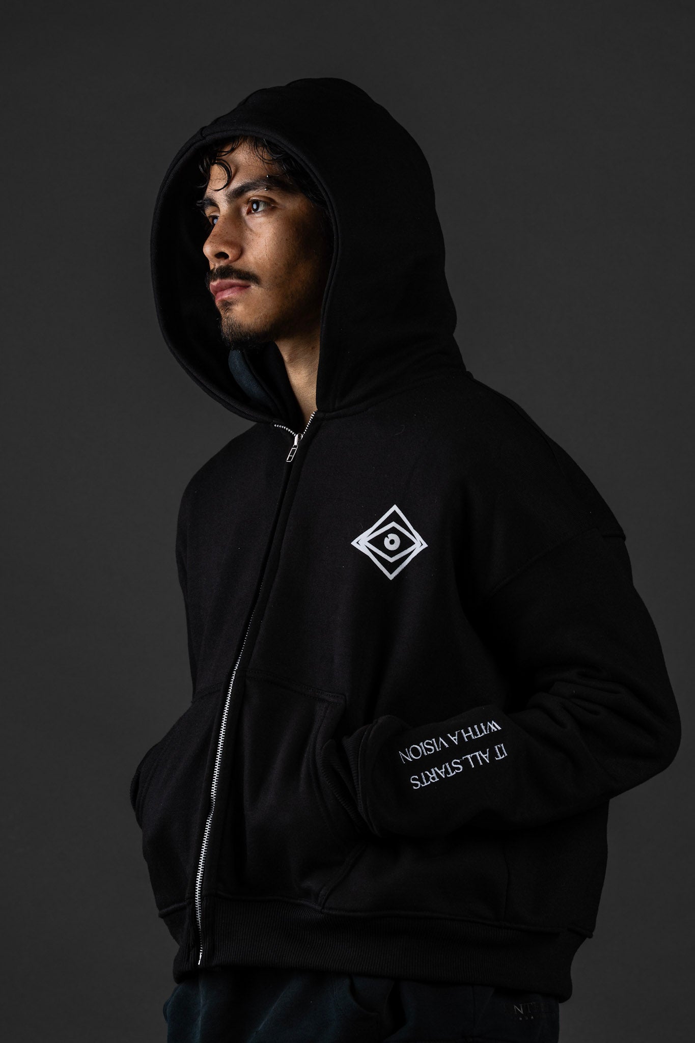 Vision Exclusives Zip Up Hoodie