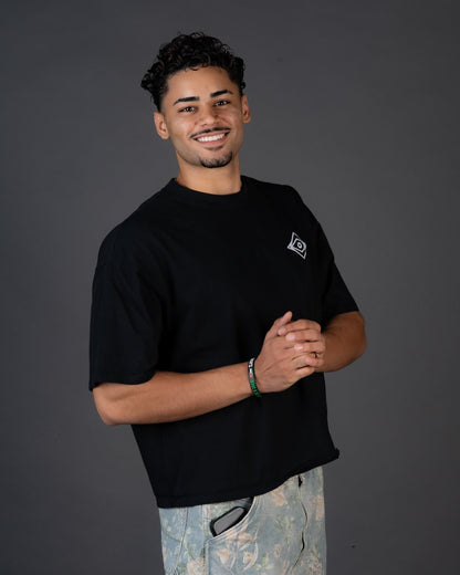 Black Boxy T Shirt