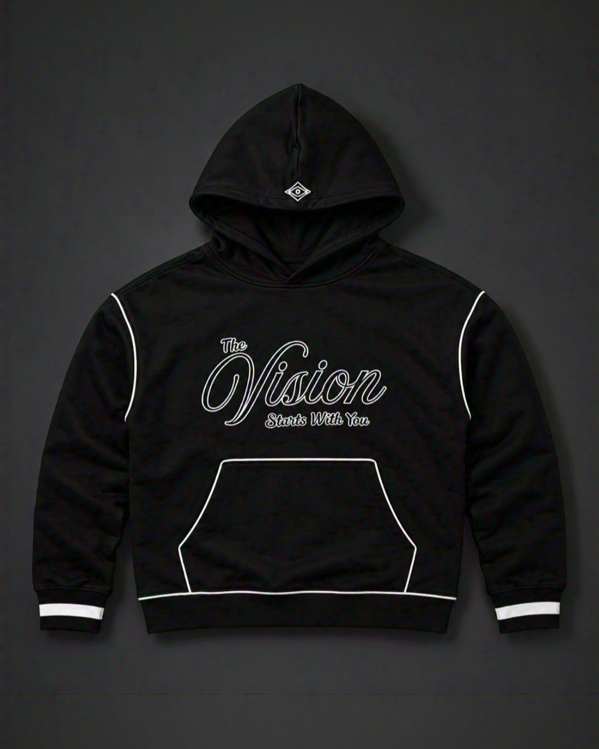 Black on Black Hoodie