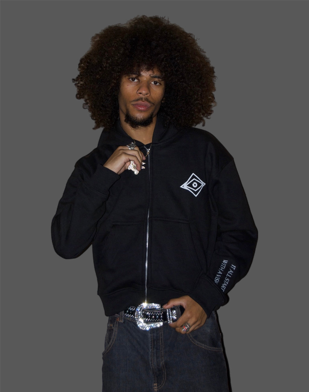 Vision Exclusives Zip Up Hoodie