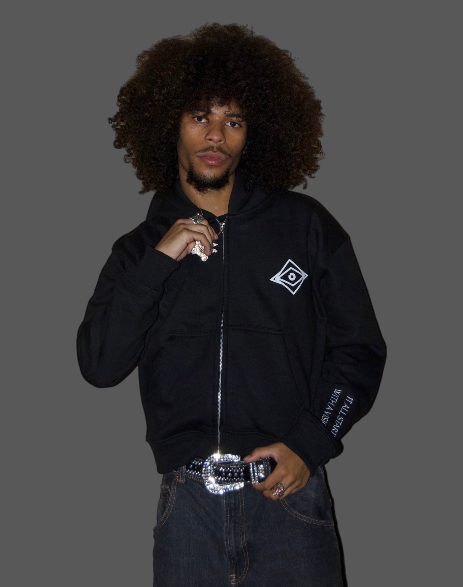 Vision Exclusives Zip Up Hoodie