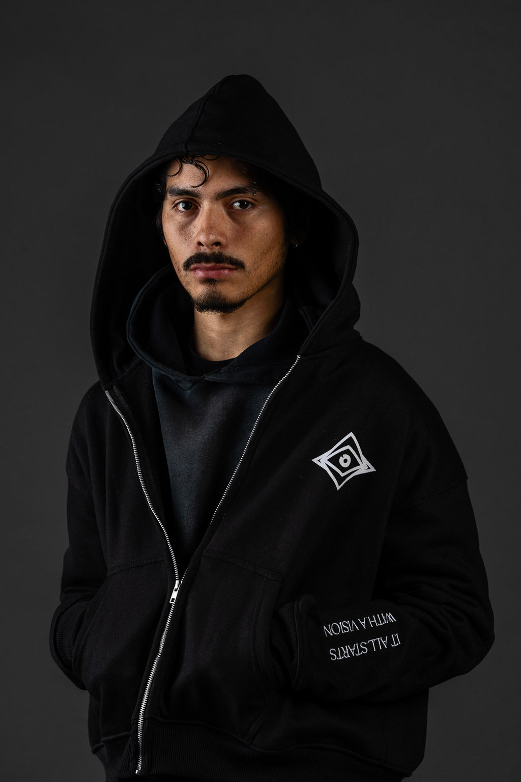 Vision Exclusives Zip Up Hoodie