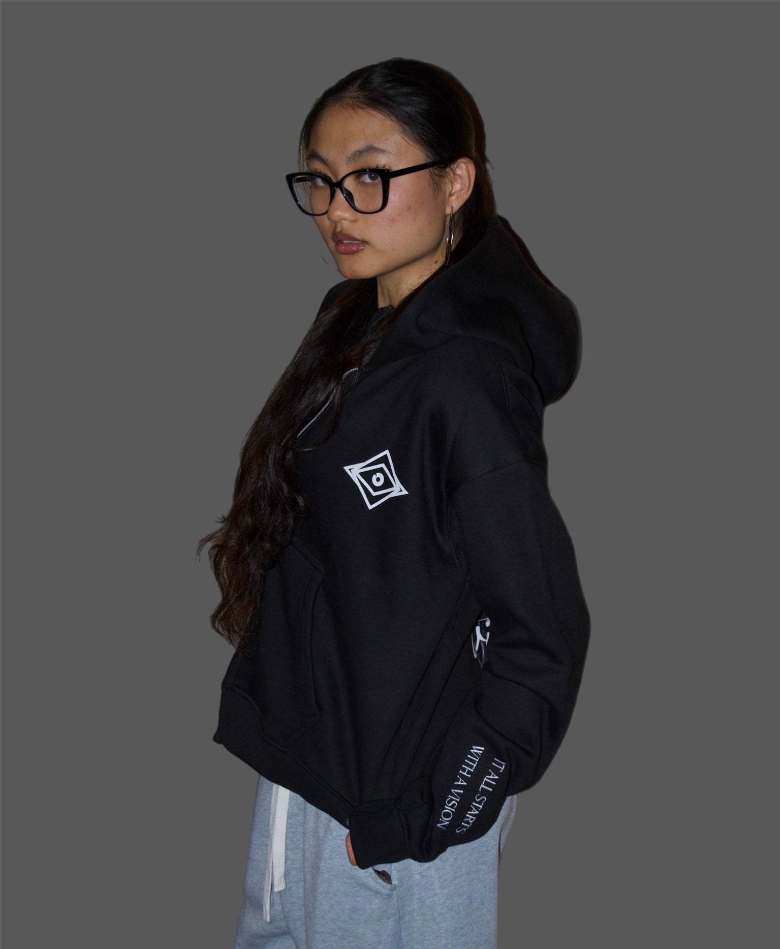 Vision Exclusives Zip Up Hoodie