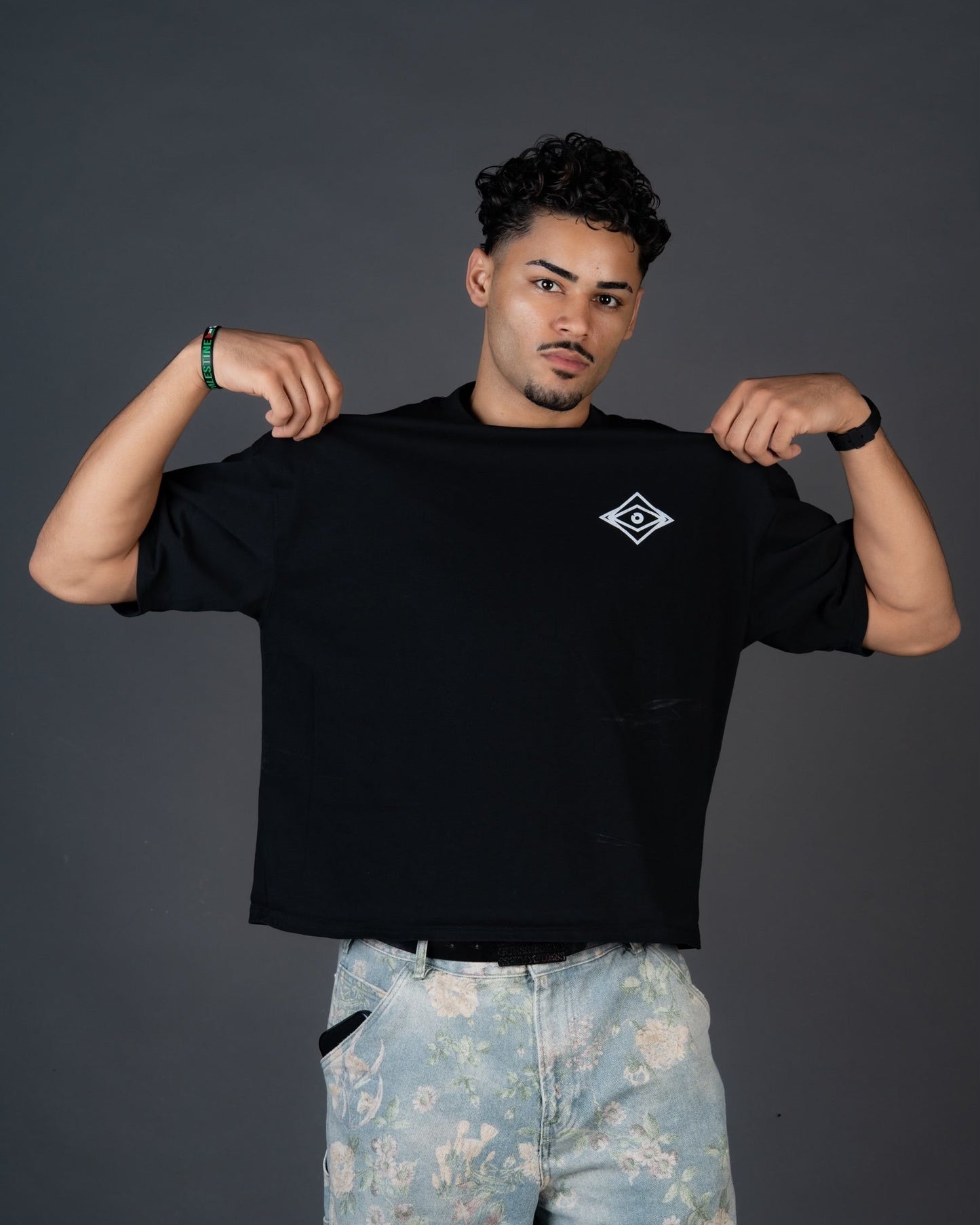 Black Boxy T Shirt