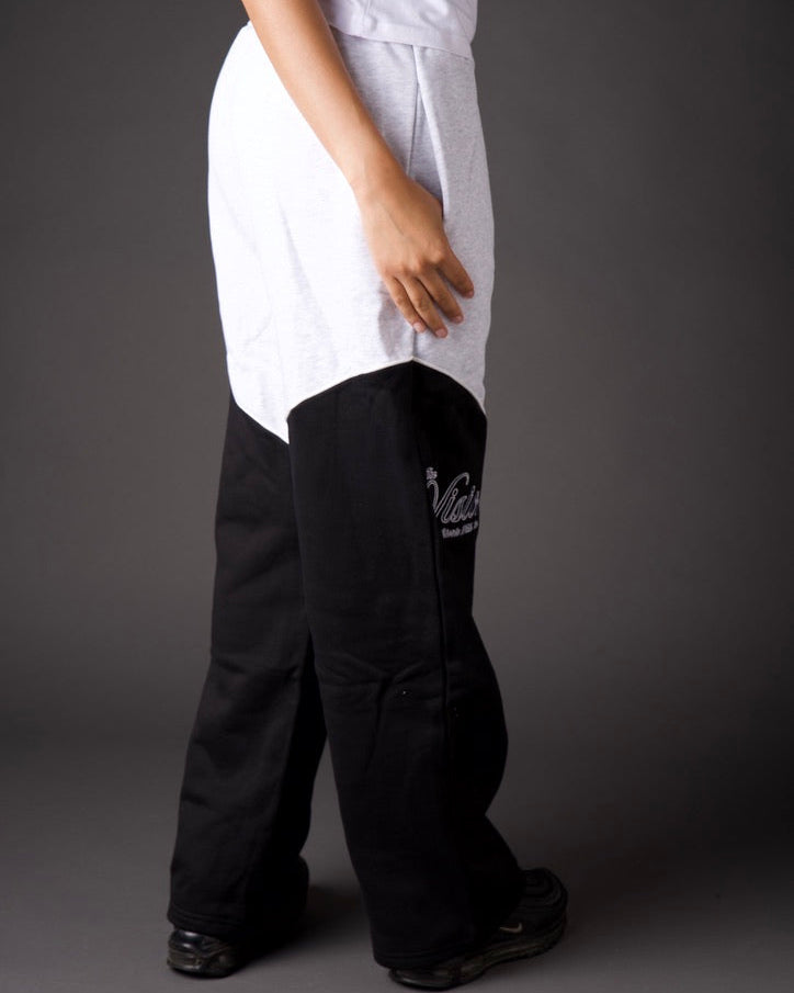 Black on Grey Sweatpants