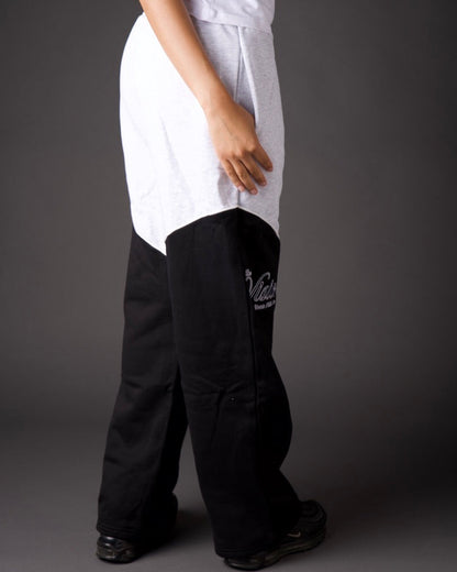 Black on Grey Sweatpants