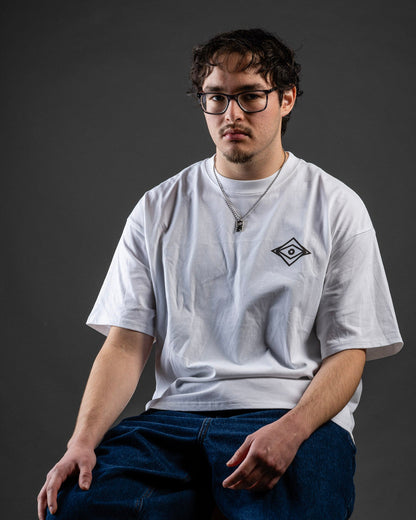White Boxy T Shirt