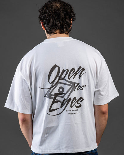White Boxy T Shirt