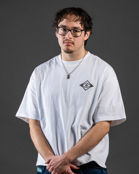 White Boxy T Shirt