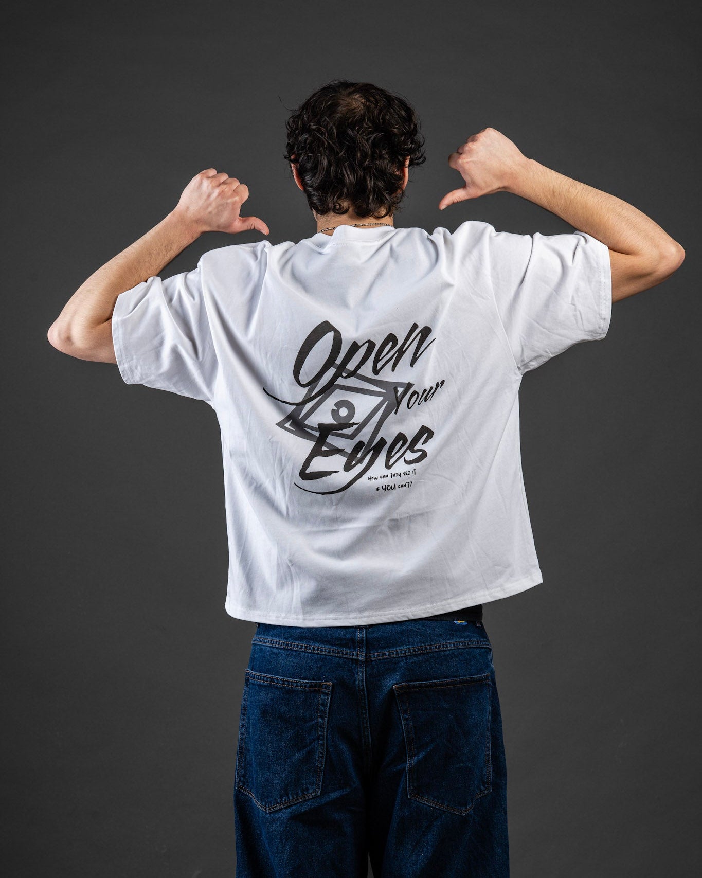 White Boxy T Shirt