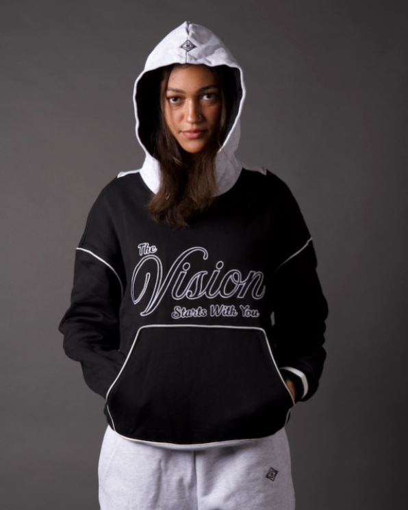 Black on Grey Hoodie