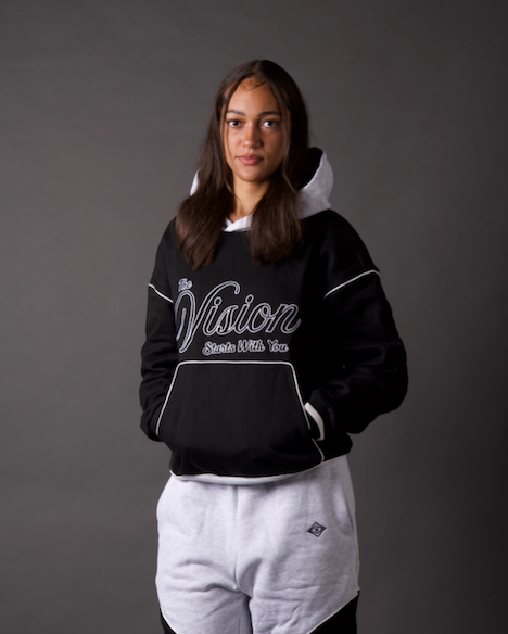 Black on Grey Hoodie