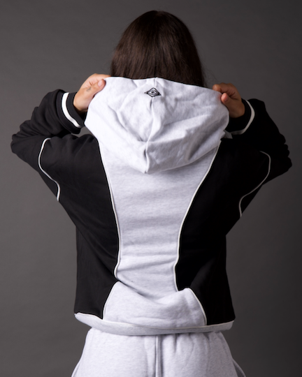 Black on Grey Hoodie