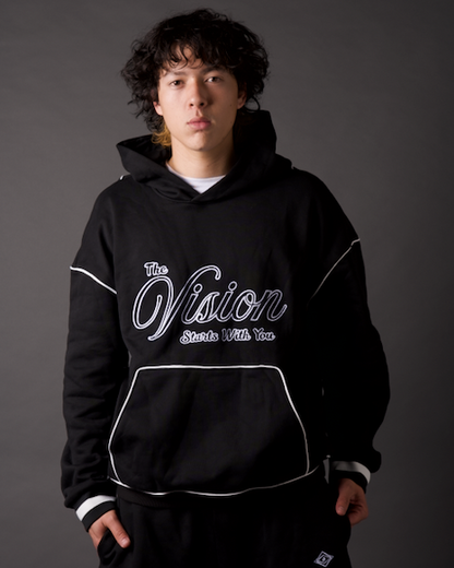 Black on Black Hoodie
