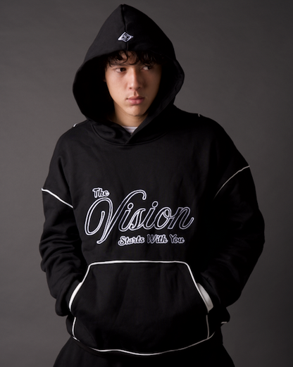 Black on Black Hoodie